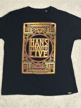 2022 Hans Zimmer Live Music Composer European tour concert T-shirt W/ Backhit L
